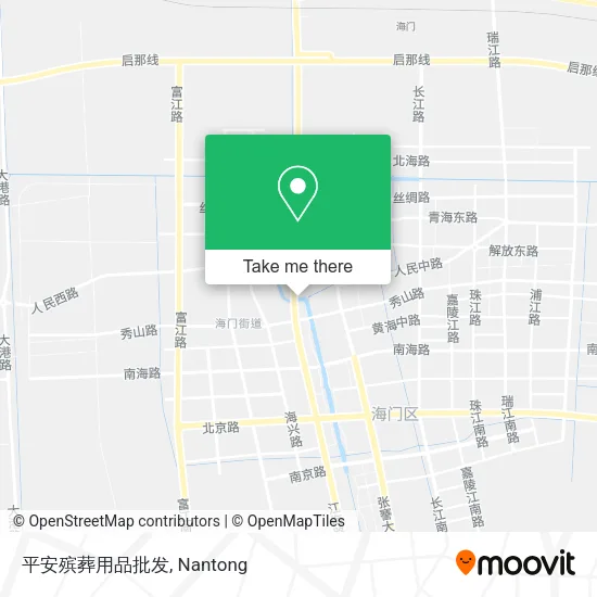 平安殡葬用品批发 map