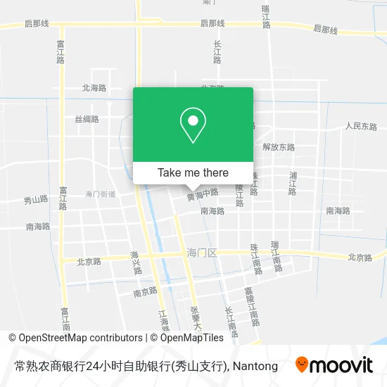 常熟农商银行24小时自助银行(秀山支行) map