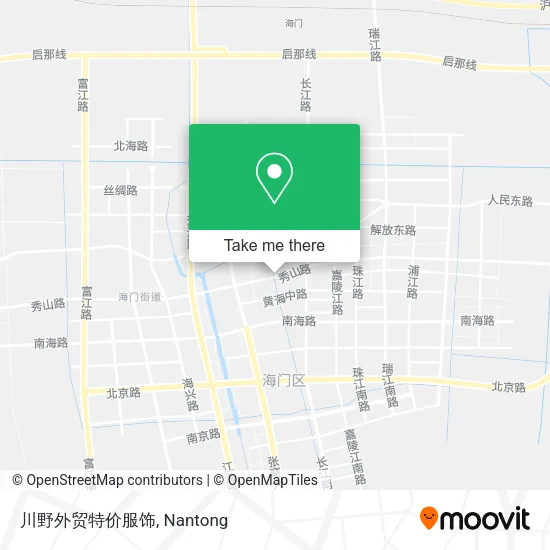川野外贸特价服饰 map