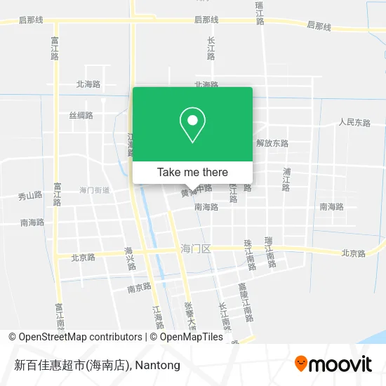新百佳惠超市(海南店) map