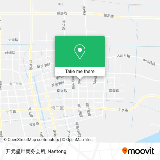 开元盛世商务会所 map