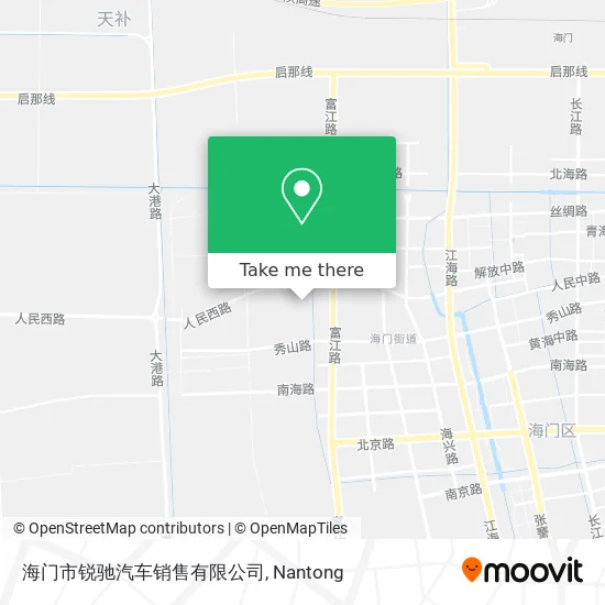 海门市锐驰汽车销售有限公司 map