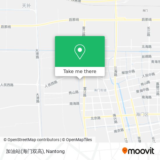 加油站(海门双高) map
