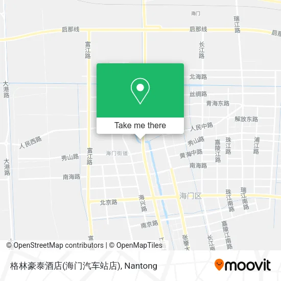 格林豪泰酒店(海门汽车站店) map