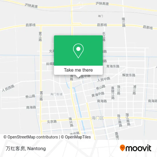 万红客房 map