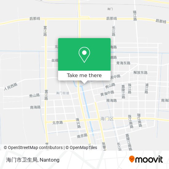 海门市卫生局 map