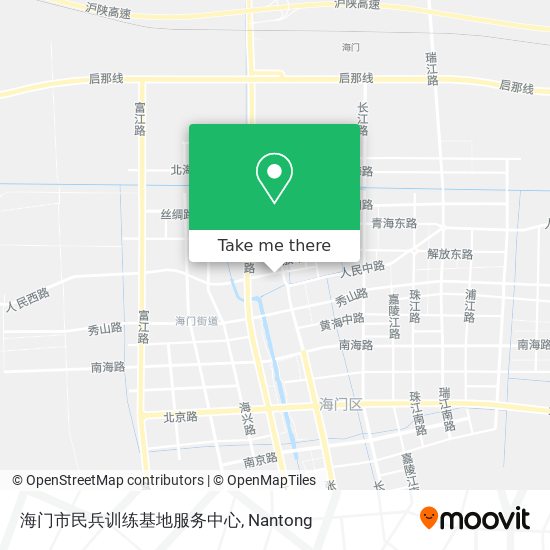 海门市民兵训练基地服务中心 map