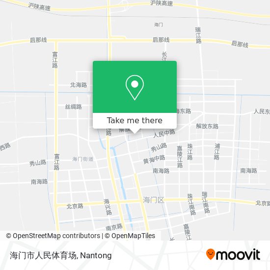海门市人民体育场 map