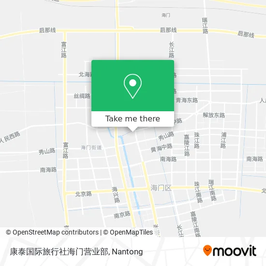 康泰国际旅行社海门营业部 map