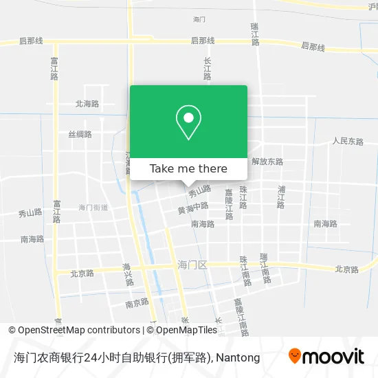 海门农商银行24小时自助银行(拥军路) map