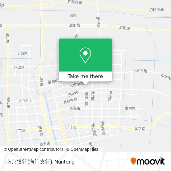 南京银行(海门支行) map