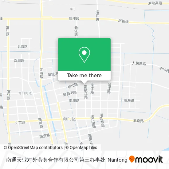 南通天业对外劳务合作有限公司第三办事处 map