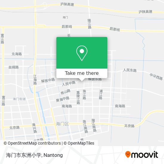 海门市东洲小学 map