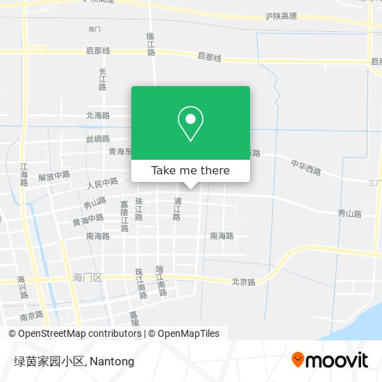 绿茵家园小区 map