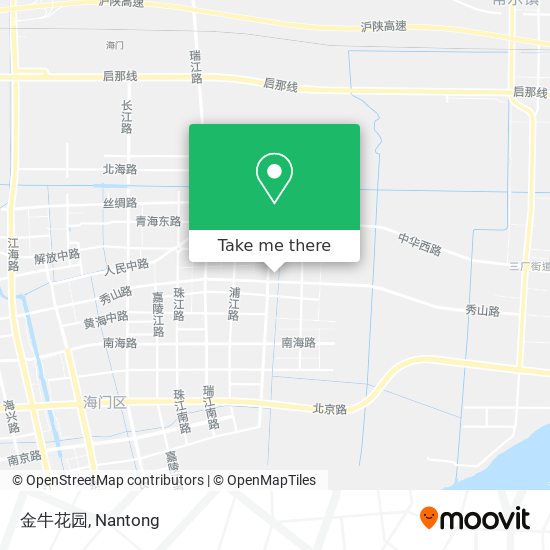金牛花园 map