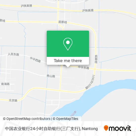 中国农业银行24小时自助银行(三厂支行) map