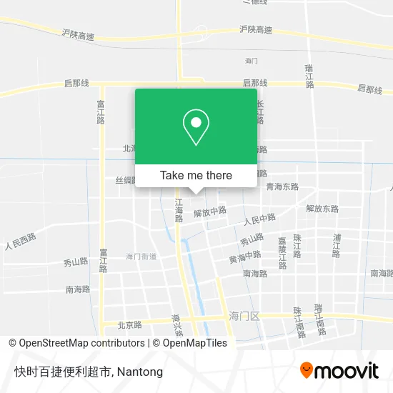 快时百捷便利超市 map