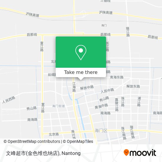 文峰超市(金色维也纳店) map