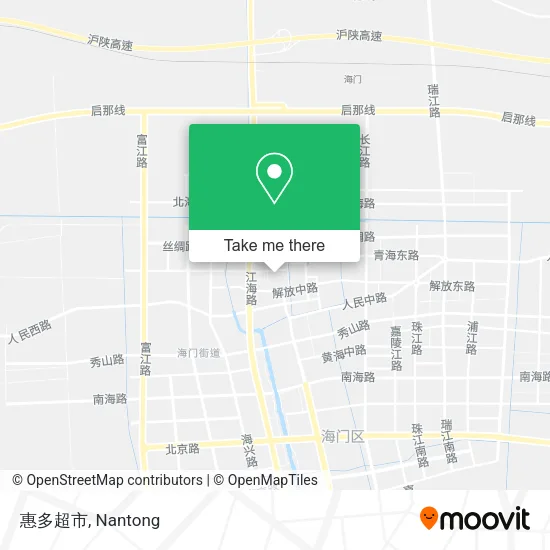 惠多超市 map
