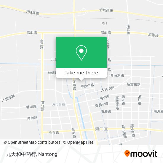 九天和中药行 map