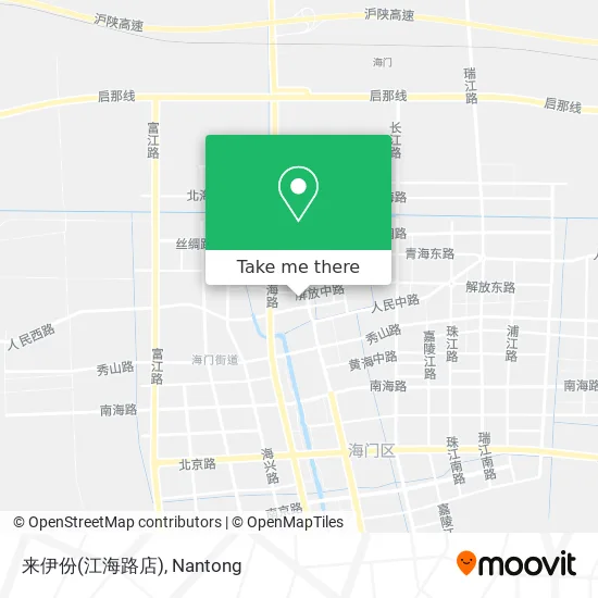 来伊份(江海路店) map