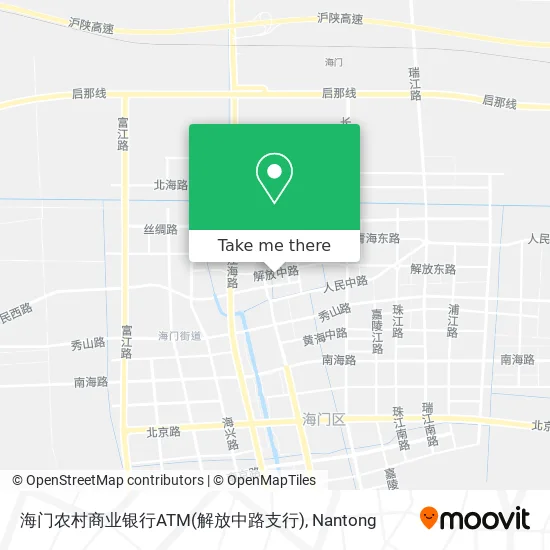 海门农村商业银行ATM(解放中路支行) map