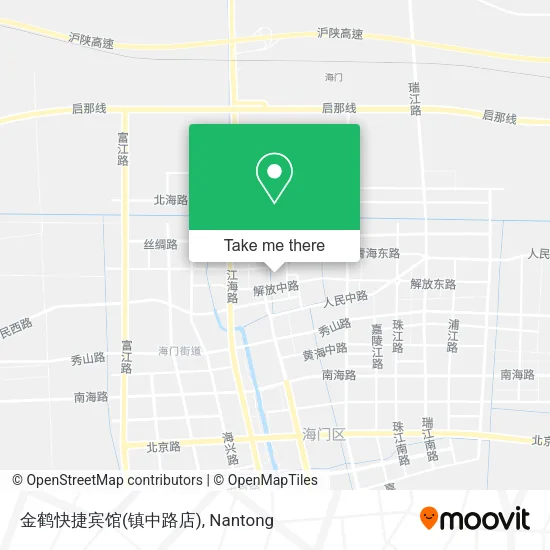 金鹤快捷宾馆(镇中路店) map