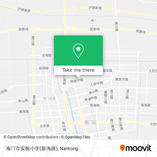 海门市实验小学(新海路) map
