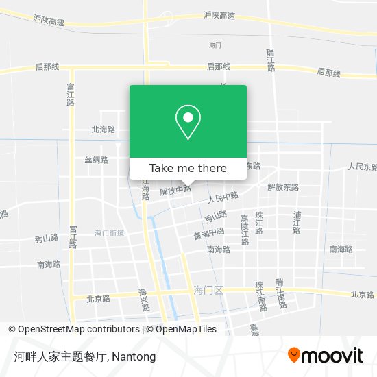河畔人家主题餐厅 map