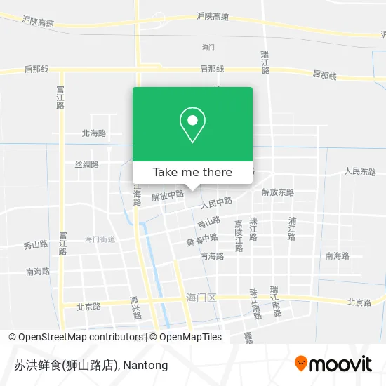 苏洪鲜食(狮山路店) map