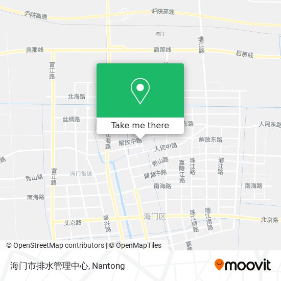 海门市排水管理中心 map