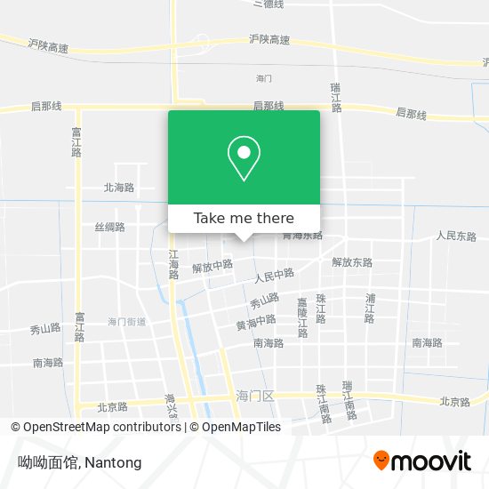 呦呦面馆 map