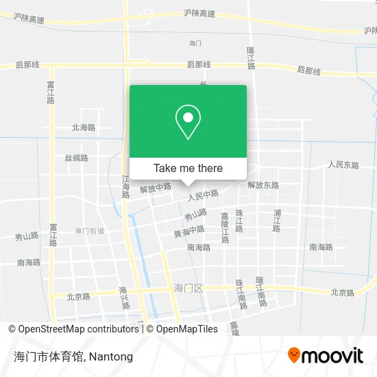 海门市体育馆 map