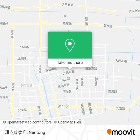 甜点冷饮店 map