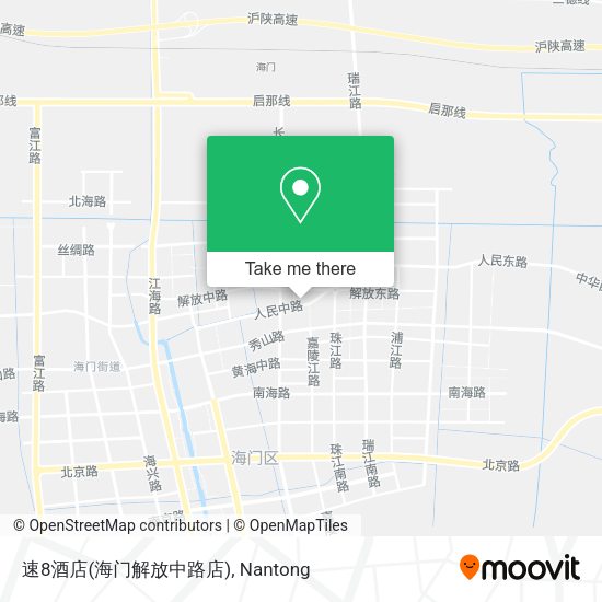 速8酒店(海门解放中路店) map