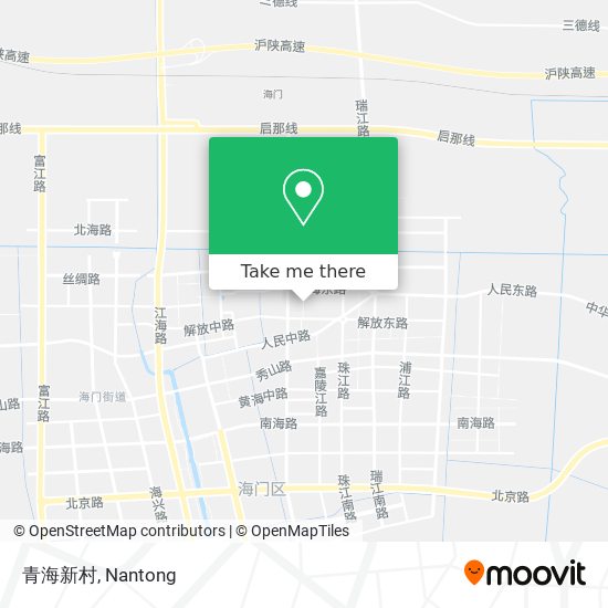青海新村 map