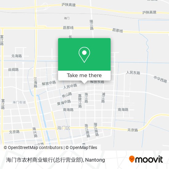 海门市农村商业银行(总行营业部) map