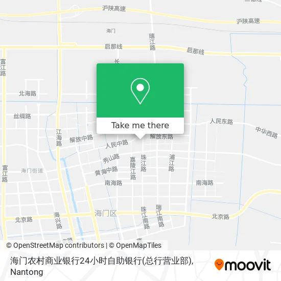 海门农村商业银行24小时自助银行(总行营业部) map