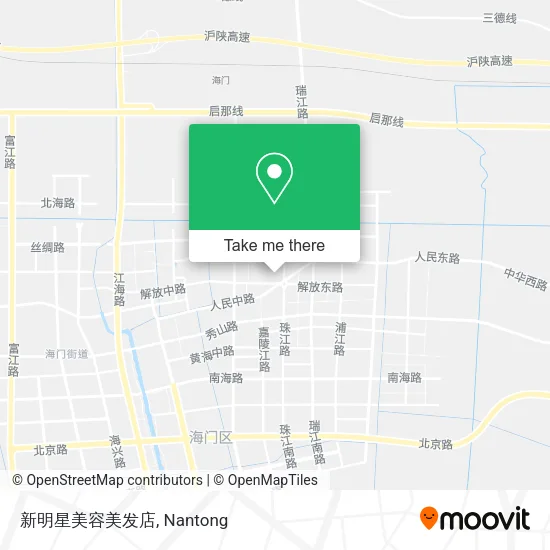 新明星美容美发店 map