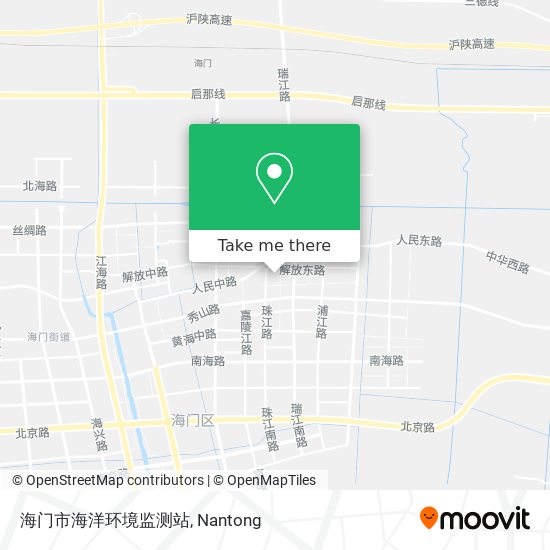 海门市海洋环境监测站 map