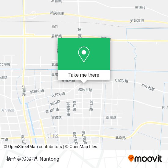 扬子美发发型 map