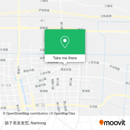扬子美发发型 map