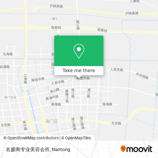 名媛阁专业美容会所 map