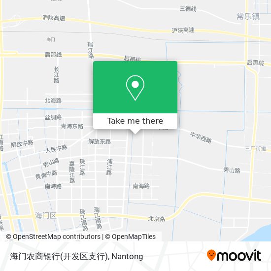 海门农商银行(开发区支行) map