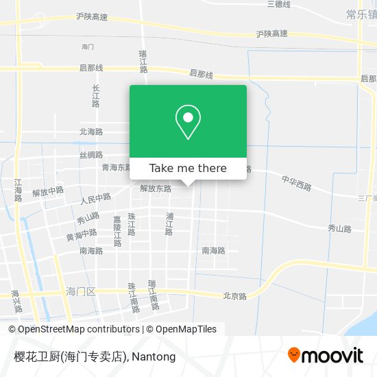 樱花卫厨(海门专卖店) map