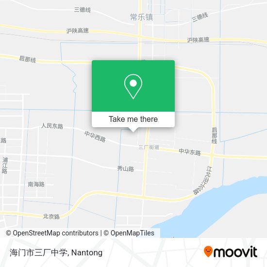 海门市三厂中学 map