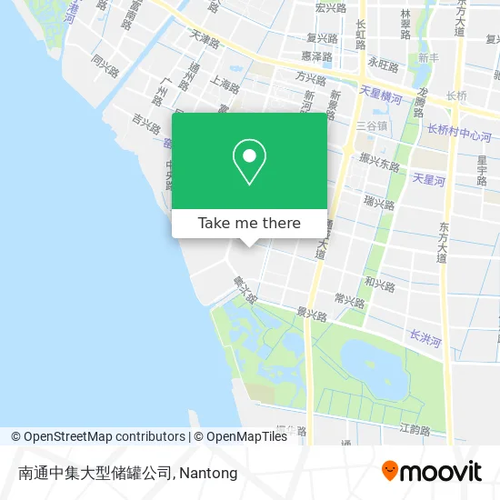 南通中集大型储罐公司 map