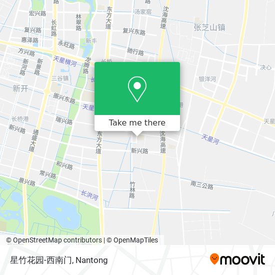 星竹花园-西南门 map