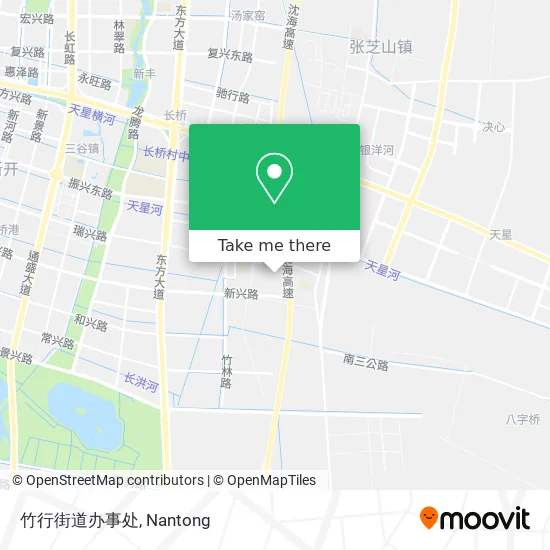 竹行街道办事处 map
