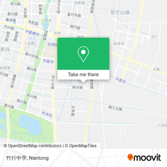 竹行中学 map